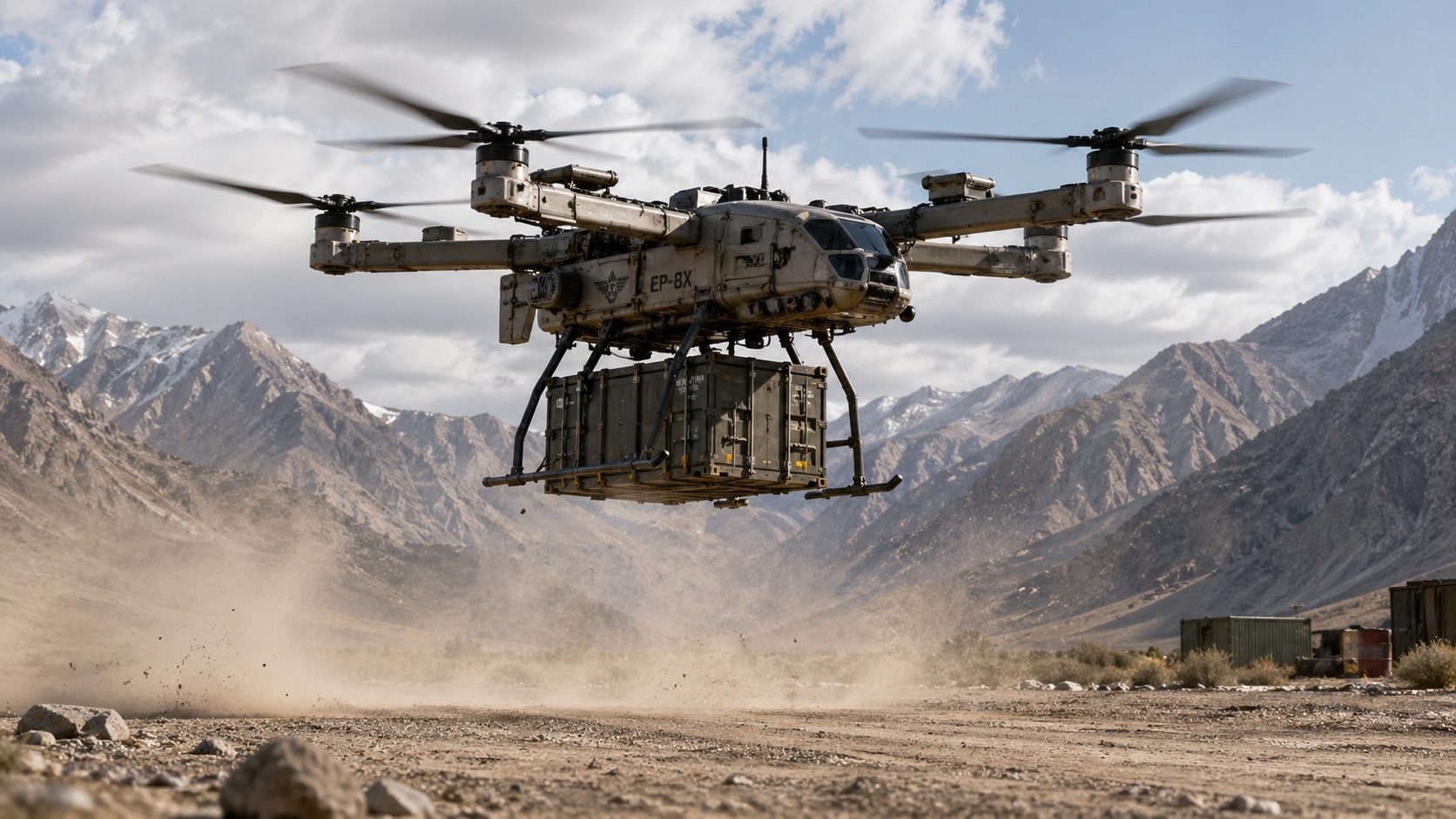 Heavy-lift VTOL drone